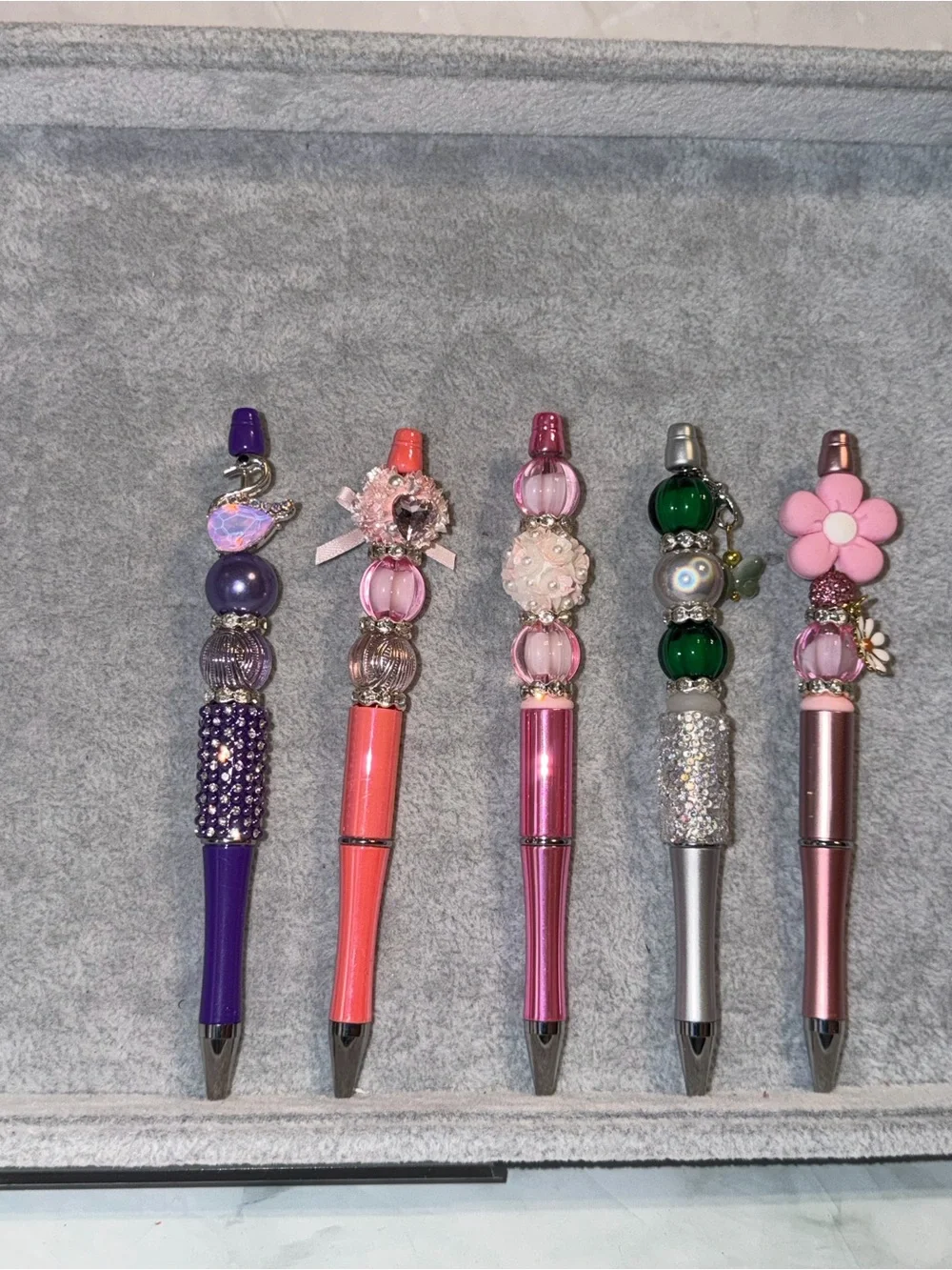 P1377 handcrafted Beaded Decorative Ballpoint Pen - You choose
